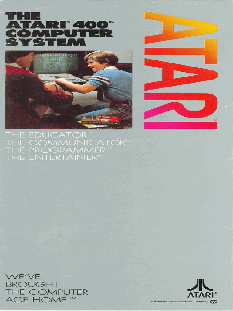 Atari Programmer and Educator Kits | PDF