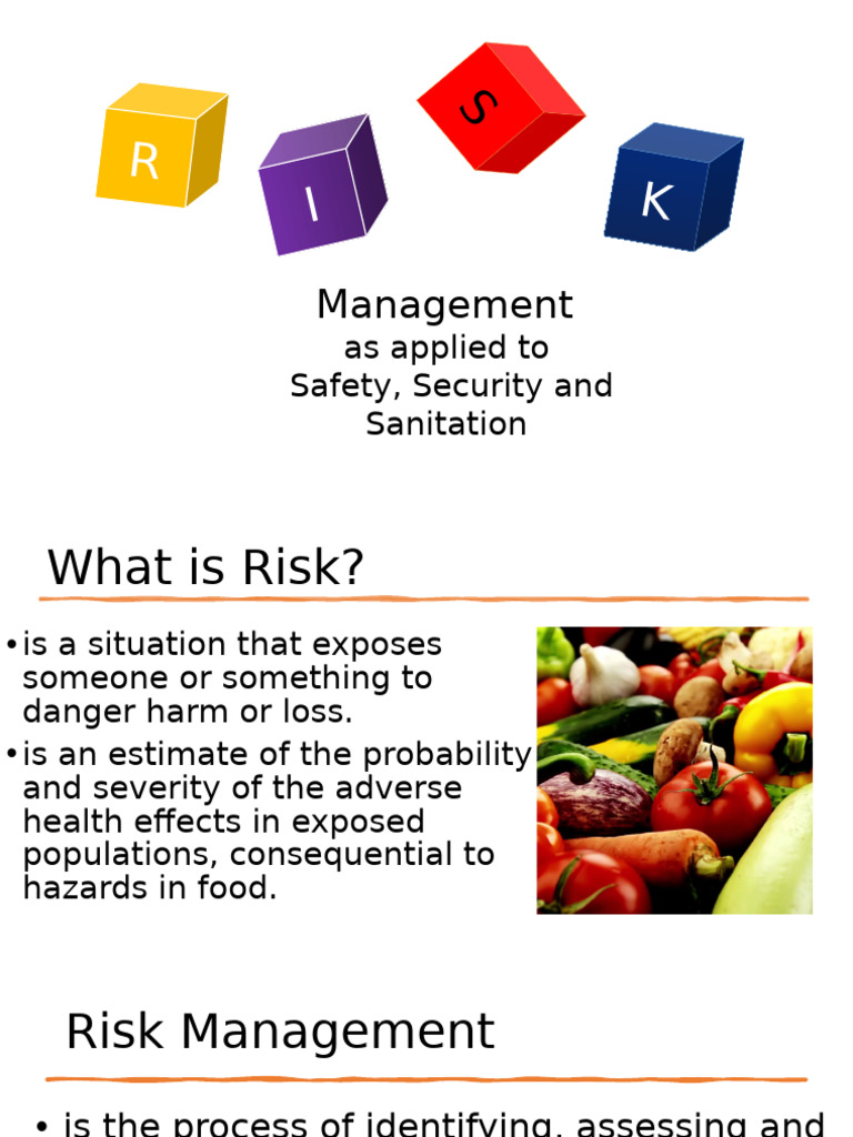 Risk Management in Food Safety | PDF | Foodborne Illness | Risk