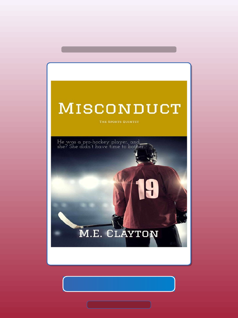 Misconduct The Sports Quintet Series Book 5 ME Clayton HQ File Fast ...