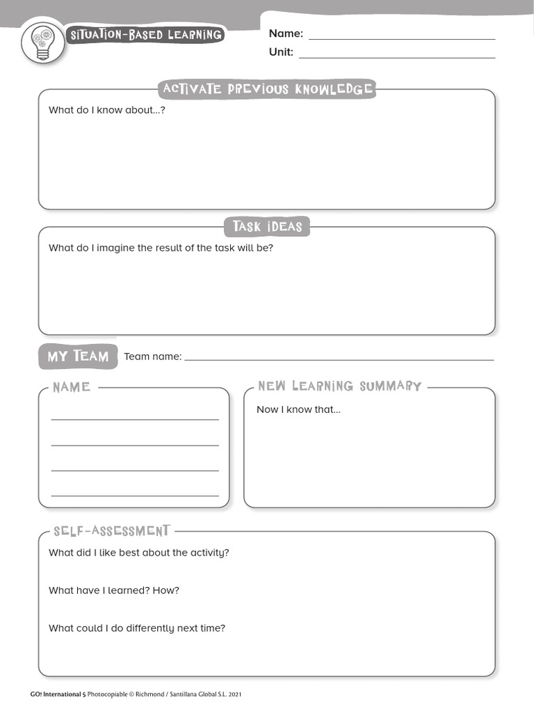 Situation-Based Learning Activity Guide | PDF