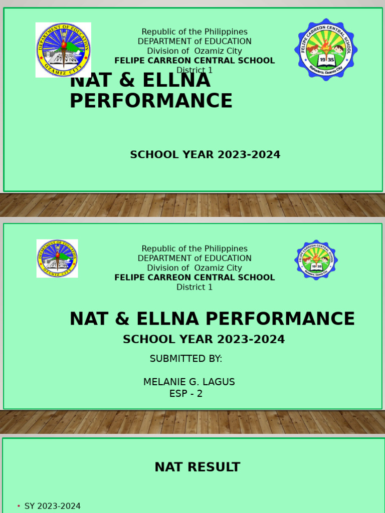NAT ELLNA Performance | PDF | Mindset | Literacy