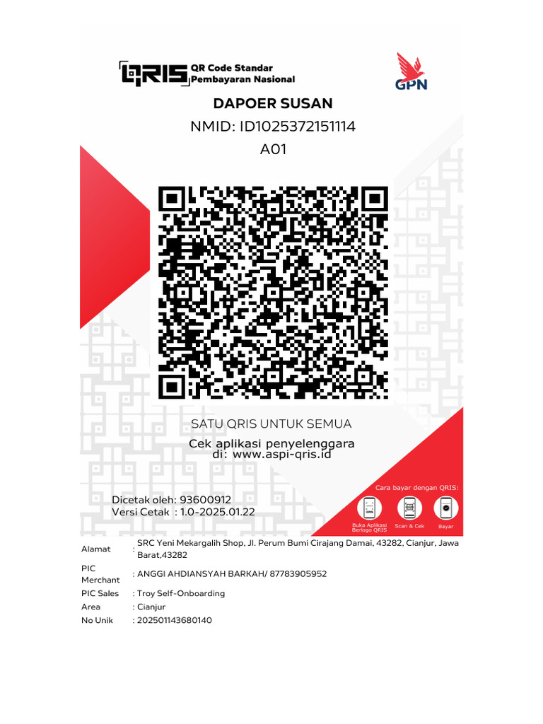 Qris Sticker | PDF