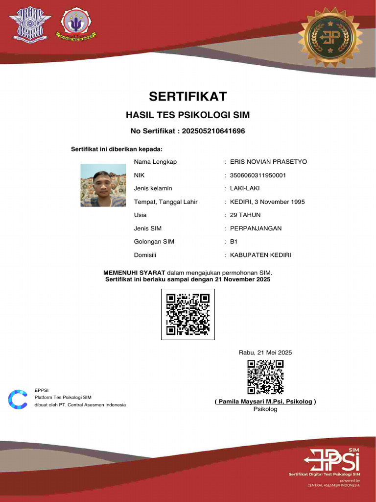 Httpsmyv2.Eppsi - Idapi V2sertifikatget Pdf1747841624RPXrDM | PDF