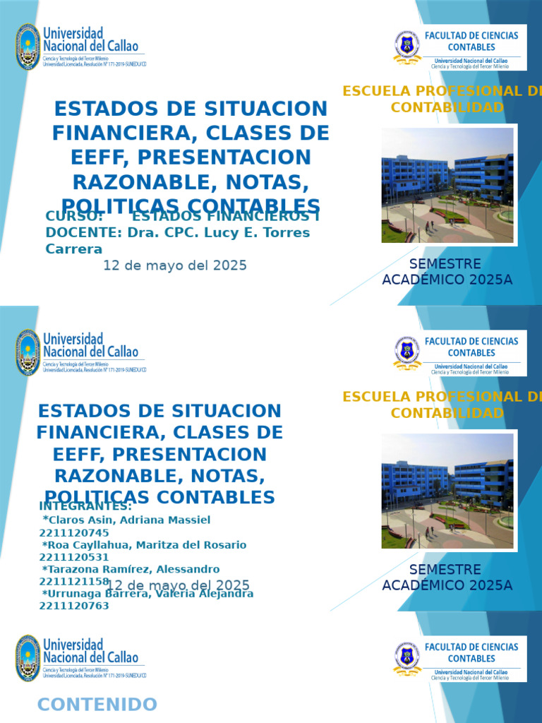 Estado de Situación Financiera | PDF | Contabilidad | Estado financiero