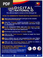 PhilSys QR Code Verification Guide | PDF | Qr Code | Authentication