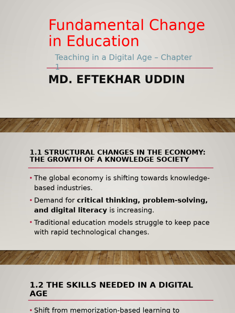 Evolving Education for a Digital Age | PDF | Educational Technology ...
