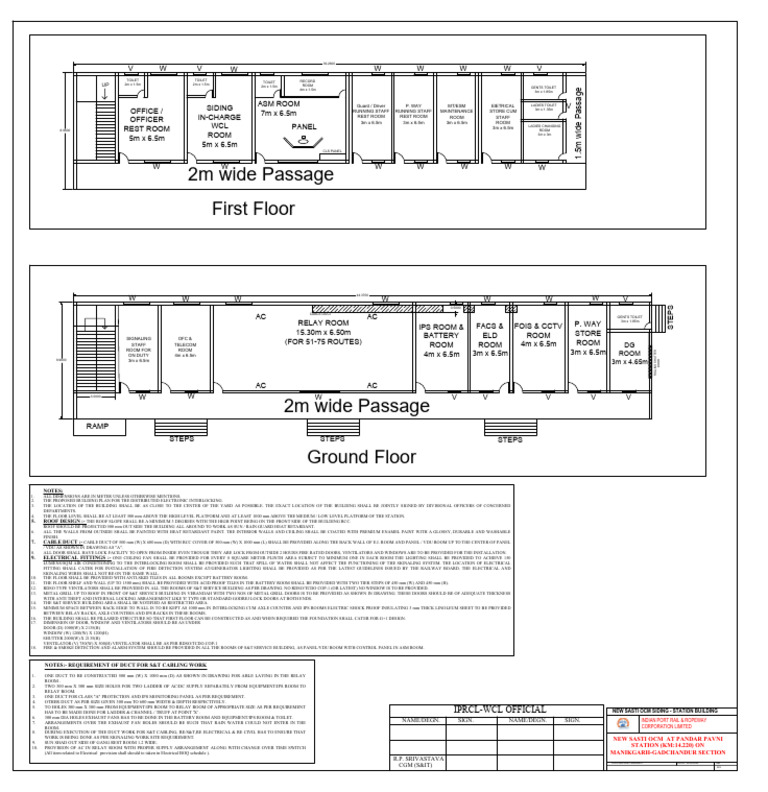 S&T Service Building Layout Plan | PDF | Door | Window