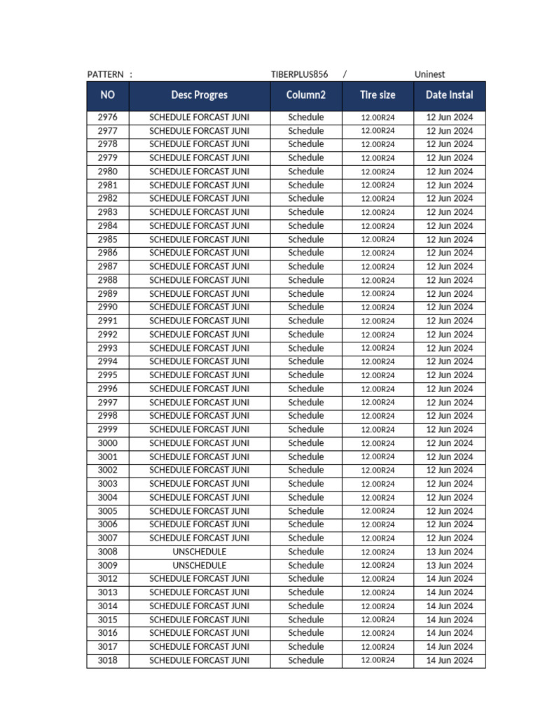 Data Tyre Running Tiberman Dan Bridgestone | PDF