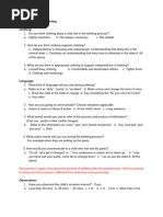 Matron's Report on Student Hygiene and Focus | PDF