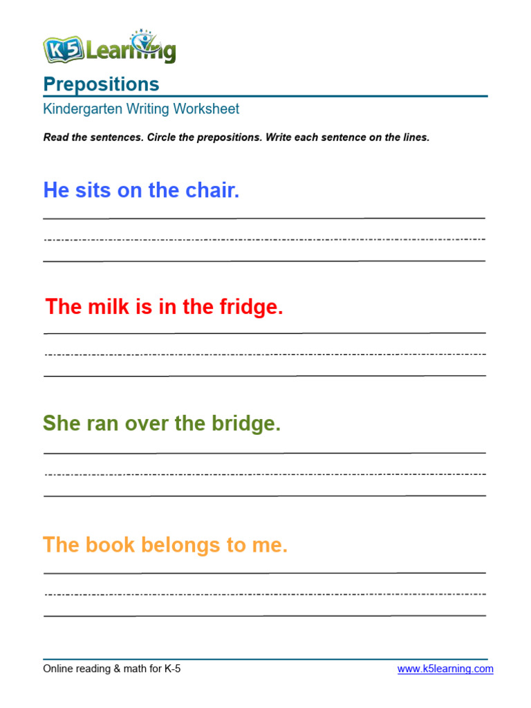 Prepositions 1 | PDF