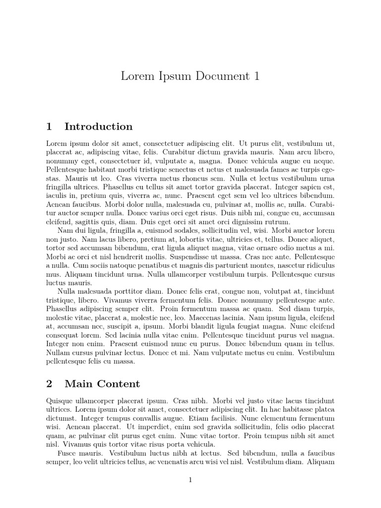 Comprehensive Guide to Lorem Ipsum | PDF