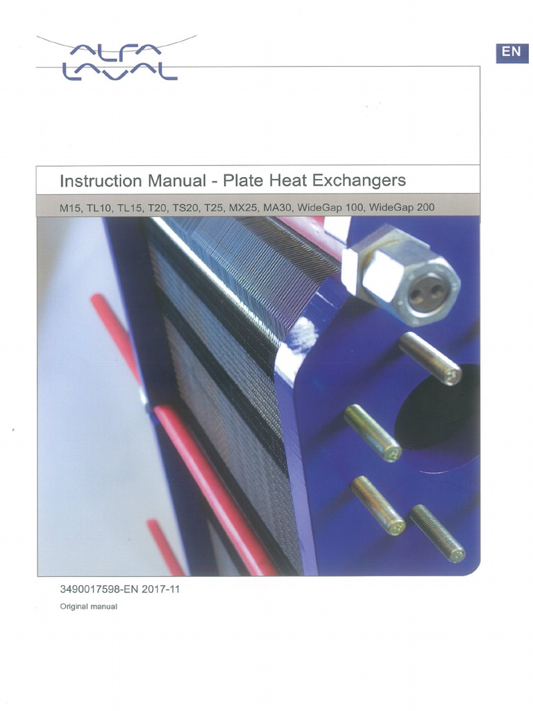 Instruction Manual - Plate Heat Exchangers | PDF