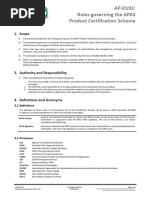 APAS® Certification Scheme Guidelines | PDF | Certification ...