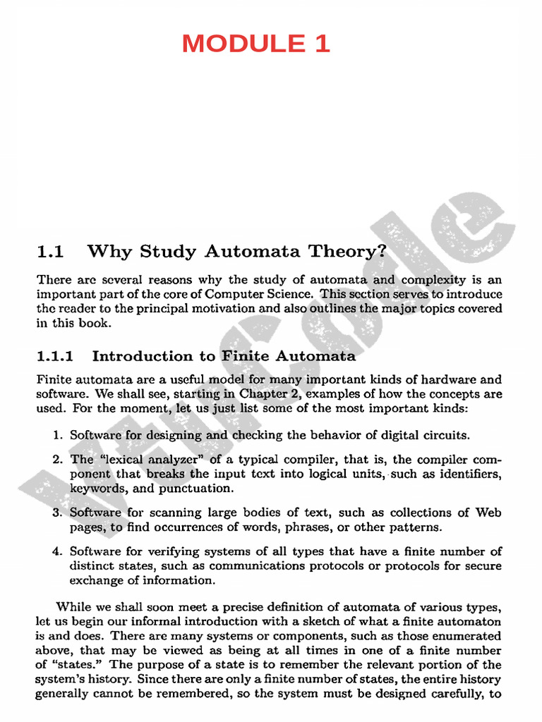 BCS503 Module 1 Textbook | PDF