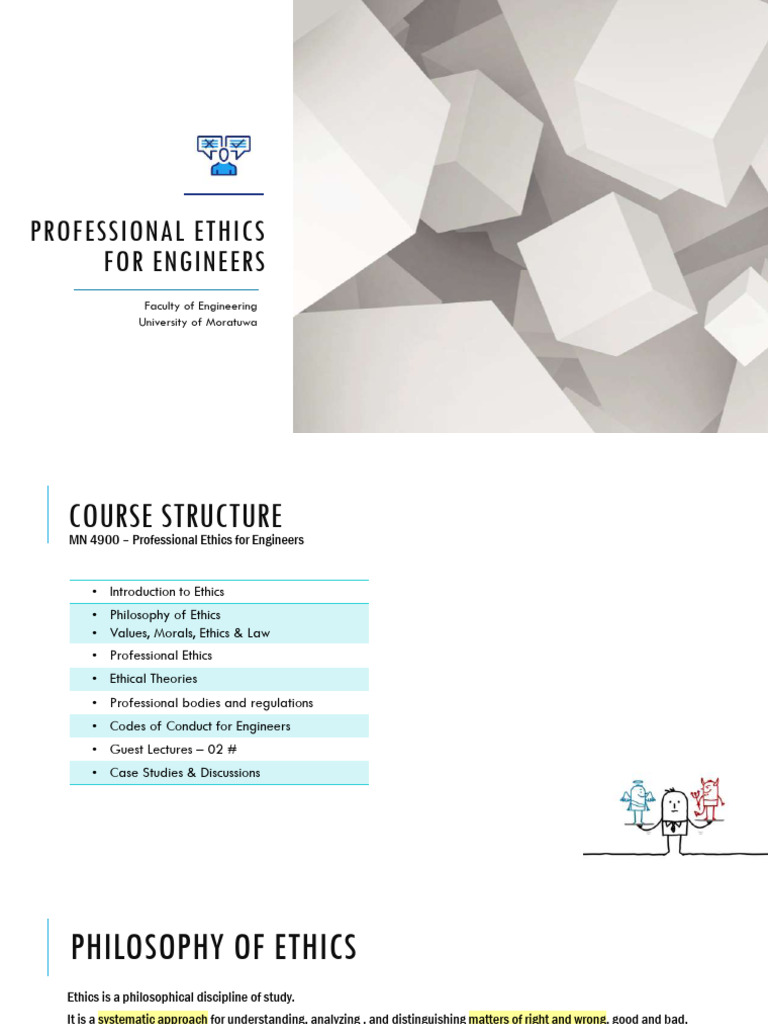 Professional Ethics for Engineers Course | PDF | Morality ...