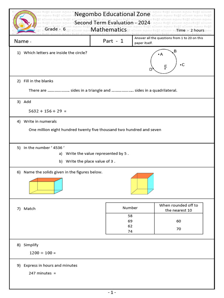 6 Second Term EM | PDF