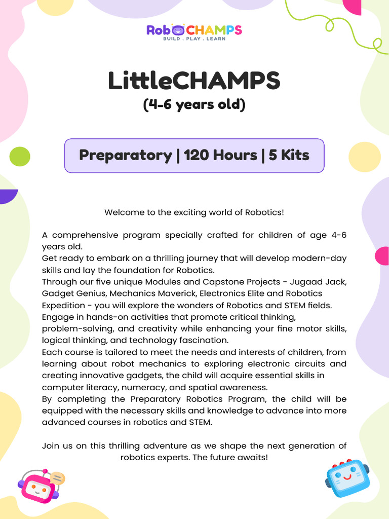 Robotics Curriculum for Young Learners | PDF | Gear | Artificial ...