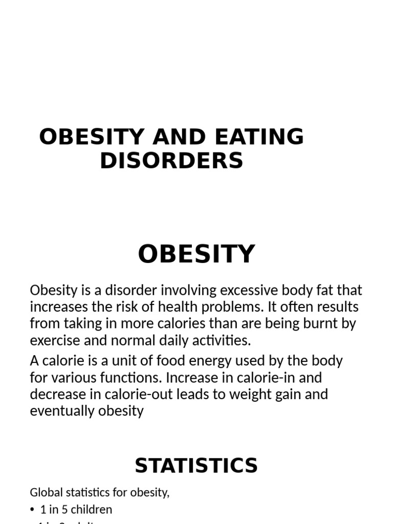 Obesity: Causes, Risks, and Treatments | PDF | Body Mass Index | Obesity