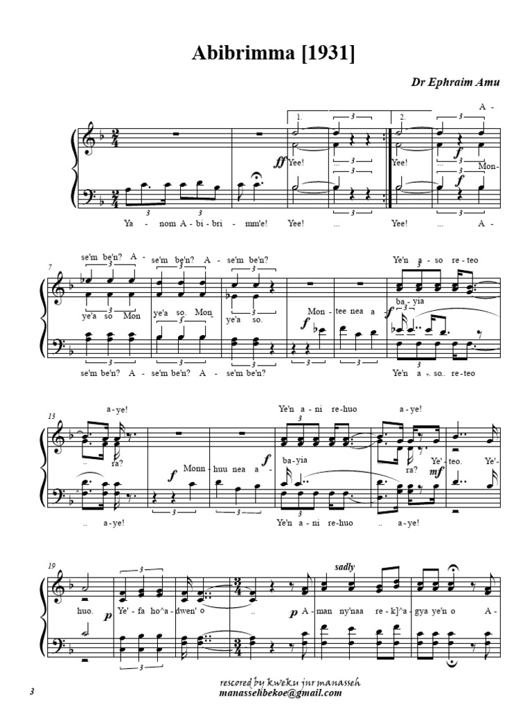 Esrom Miele: A Musical Reflection | PDF