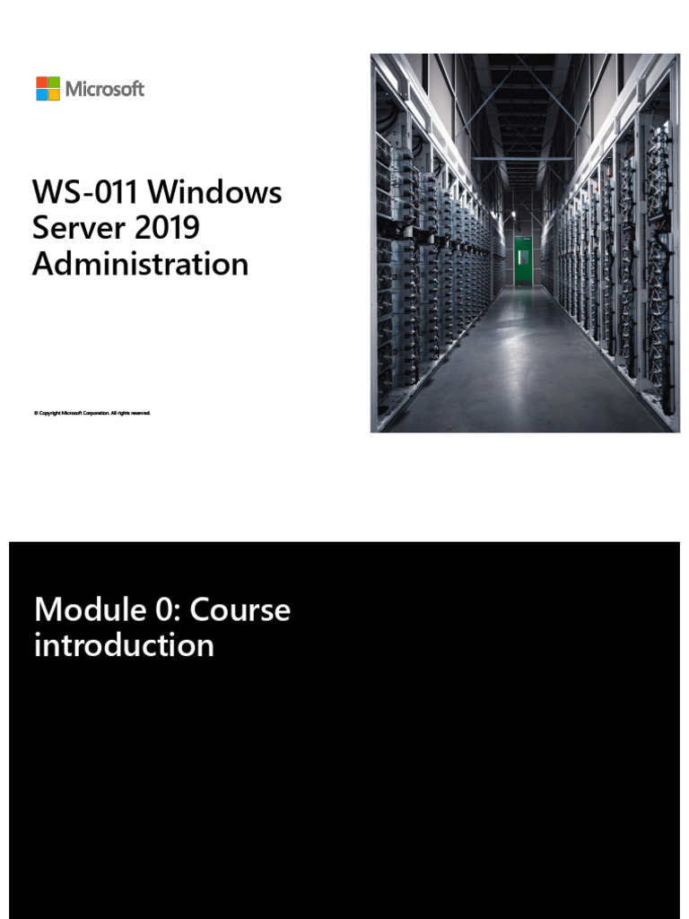 Windows Server 2019 Admin Course Overview | PDF | Domain Name System ...