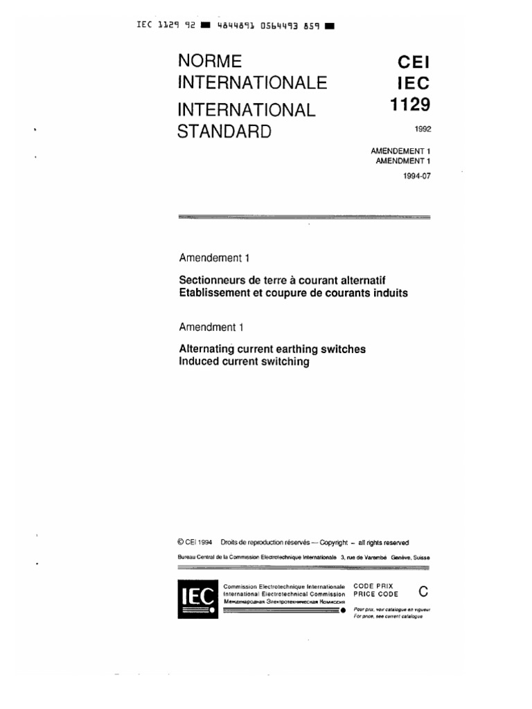 IEC 61129-1992 Amd1-1994 Scan | PDF