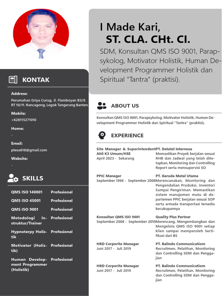 CV I Made Kari | PDF