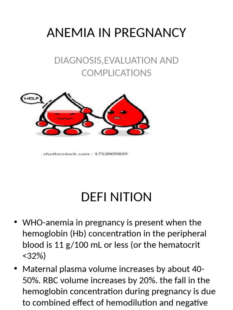 Anemia in Pregnancy | PDF | Anemia | Clinical Medicine