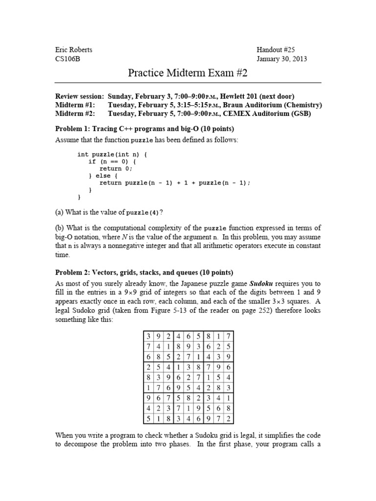 C++ Recursive Functions Practice Exam | PDF | Mathematical Logic ...