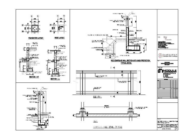 Security and Compound Wall Detail | PDF