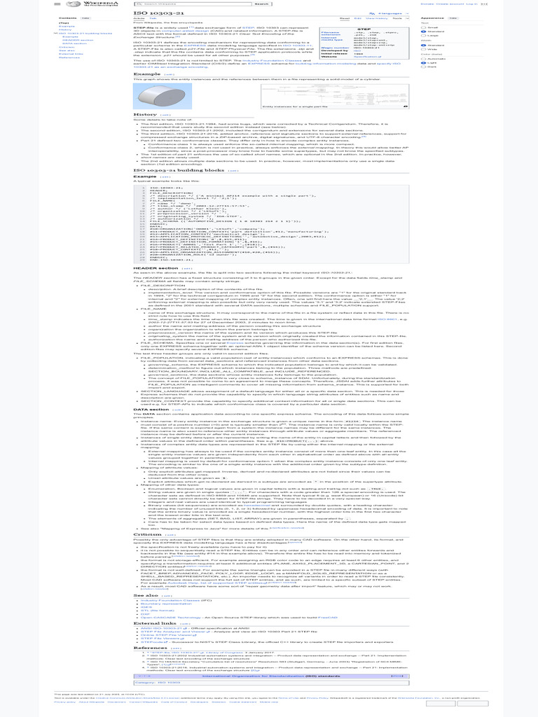 ISO 10303-21: STEP File Encoding | PDF | Xml Schema | Data Type