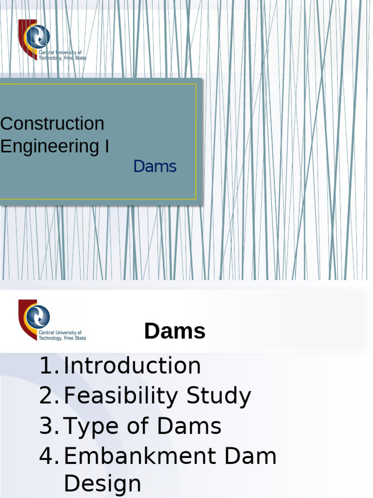 Unit 1 - Dams | PDF | Dam | Water Conservation