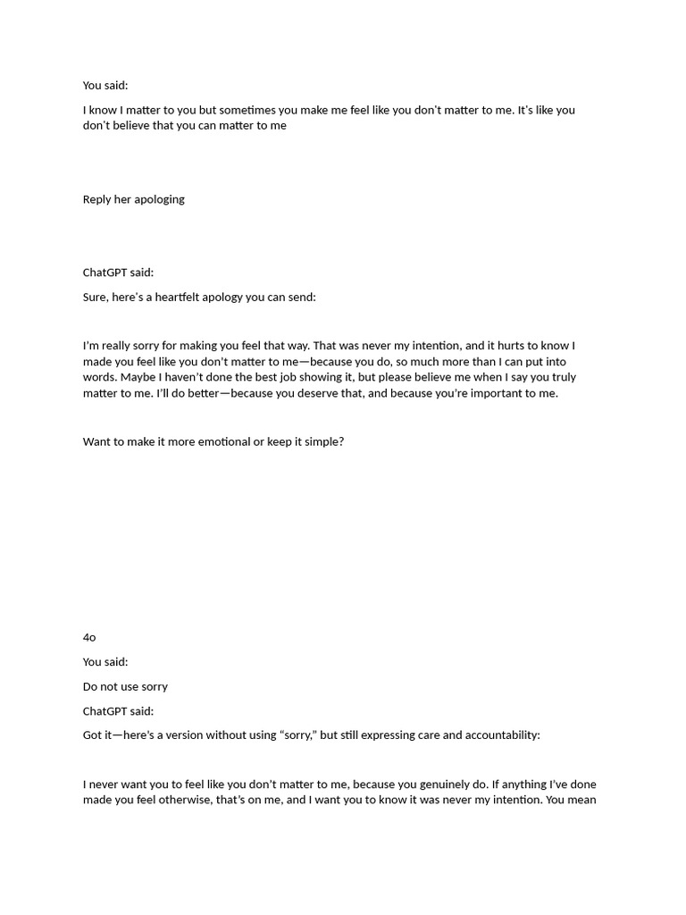 You Said | PDF