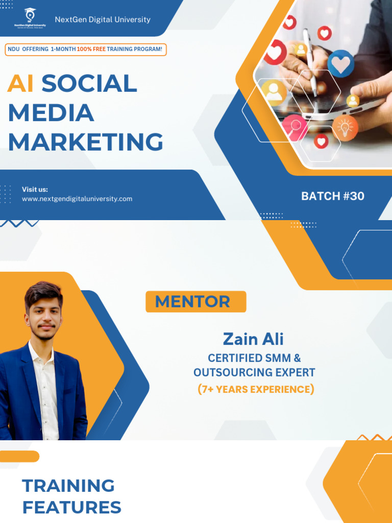 Free SMM Training at NextGen Digital University | PDF | Marketing ...