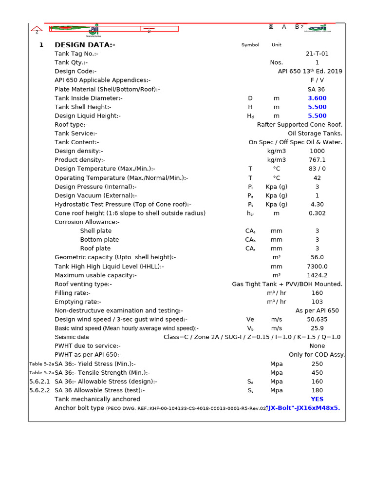 Thickness Calculation | PDF | Density | Mechanical Engineering