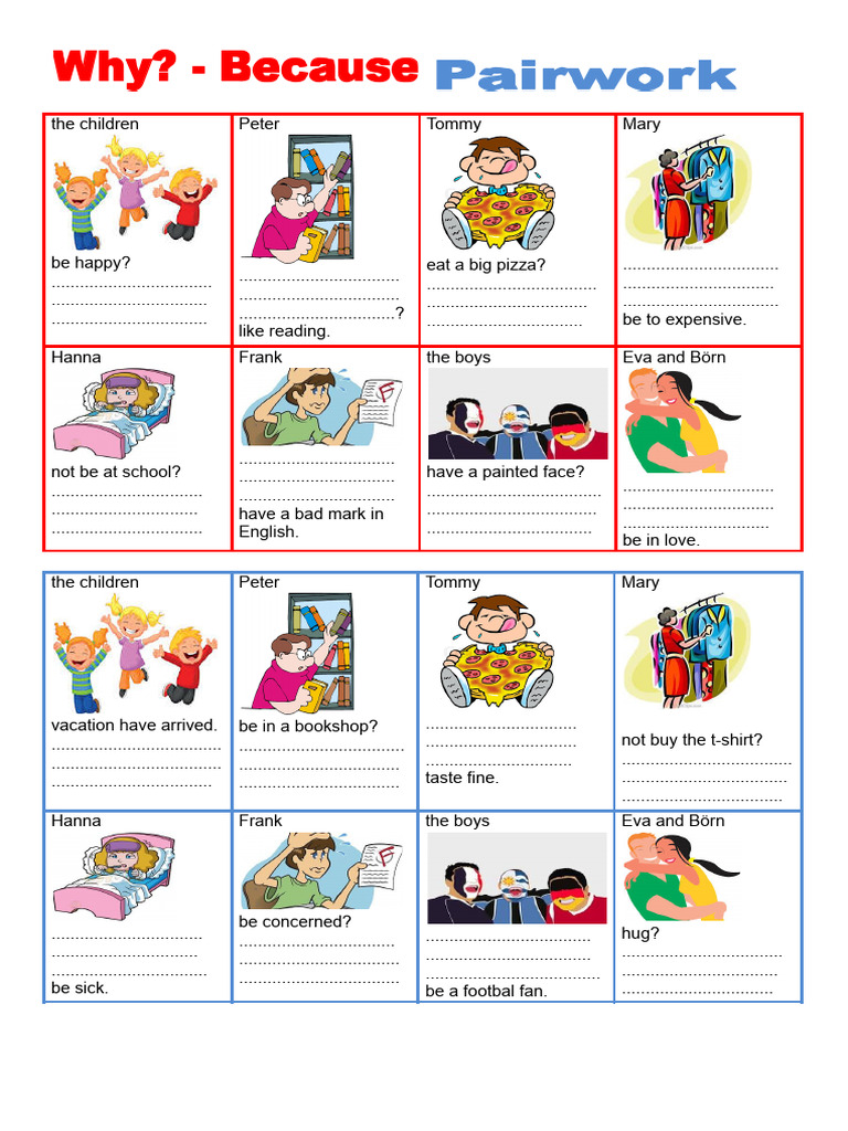 Children's Questions and Answers Activity | PDF | Question | Grammar