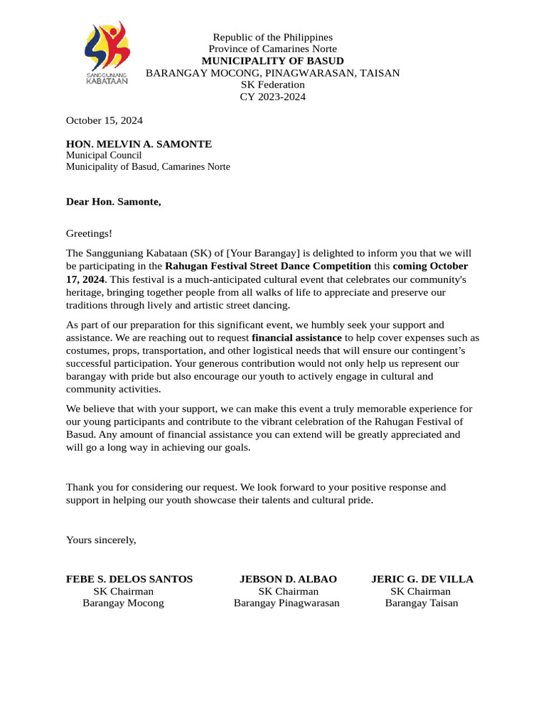 Solicitation For Street Dance | PDF