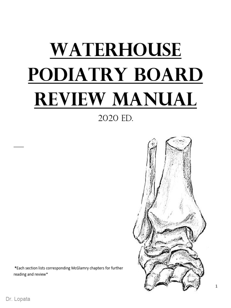 2020 Podiatry Board Review Manual | PDF | Human Leg | Foot