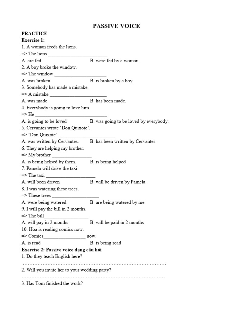 Additional Material + Pratice Exercise | PDF