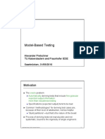 Model-Based Testing for Software Systems