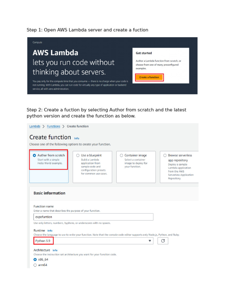 API Gateway and Lamda Integration | PDF