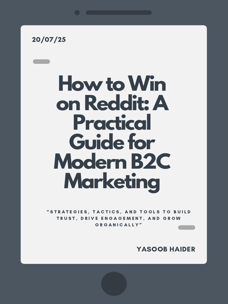 How To Win On Reddit | PDF | Marketing | Communication
