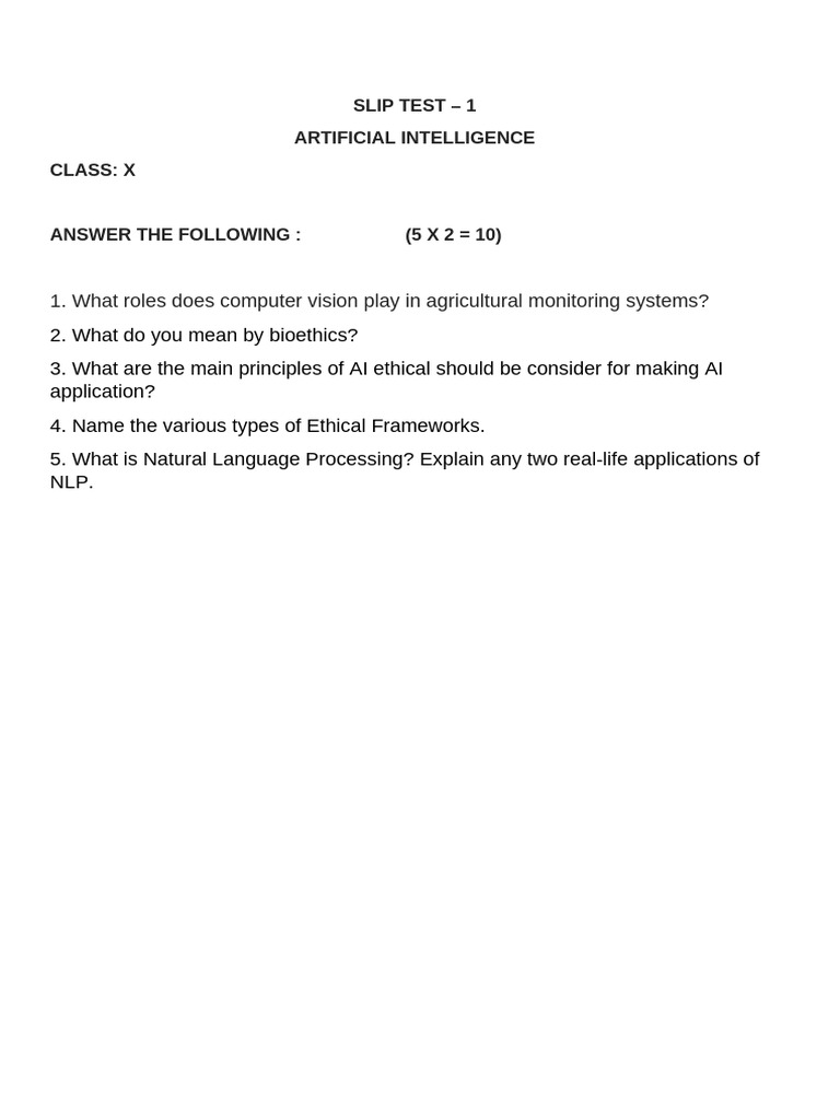 Unit Test-1 | PDF