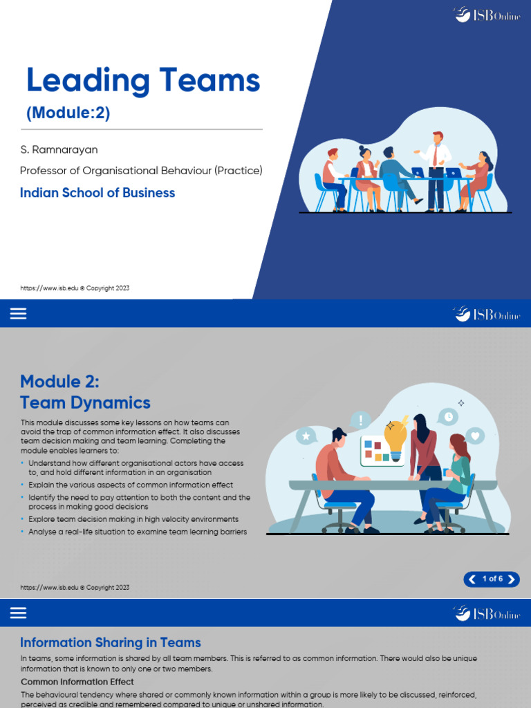 Overcoming Common Information Effect in Teams | PDF | Decision Making ...