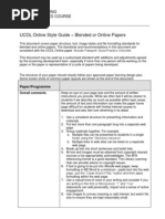 UCOL Online Style Guide