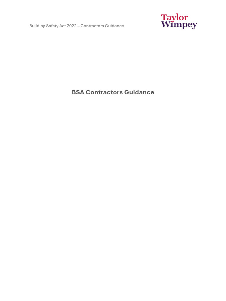 BSA Contractors Competency Guidance | PDF | Regulatory Compliance ...