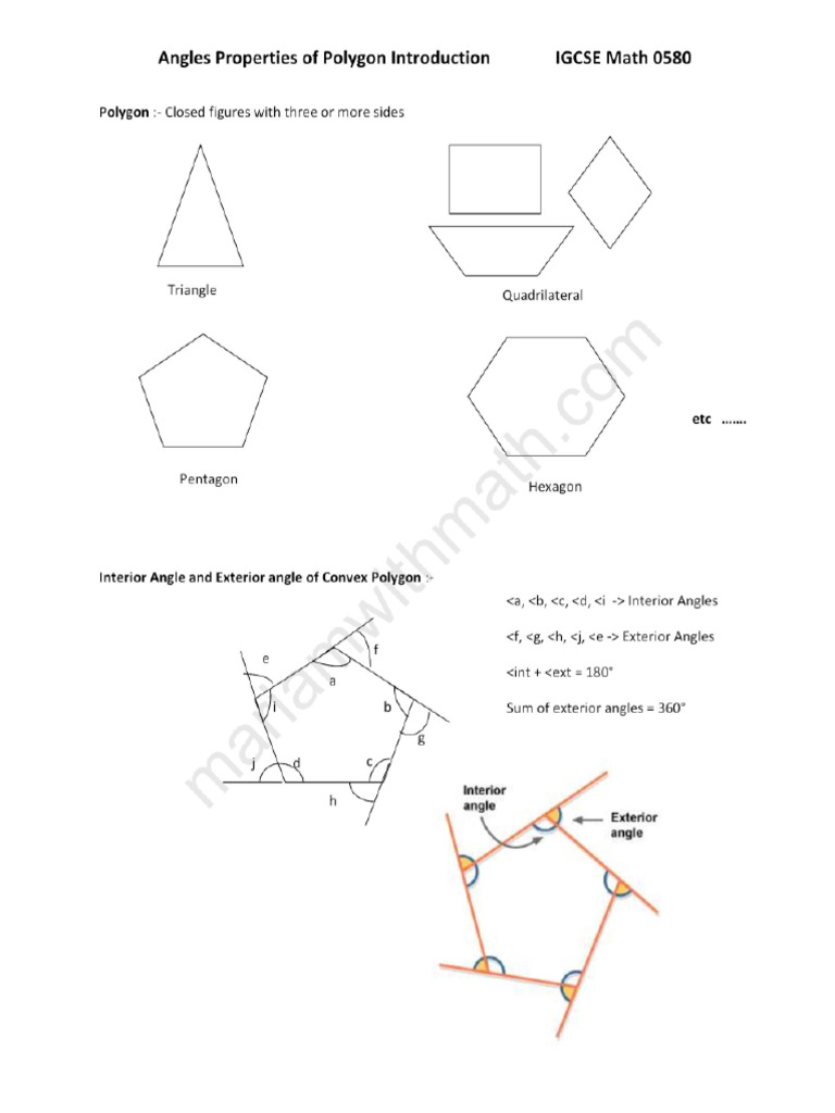 12a Regular and Irregular Polygons Introduction | PDF