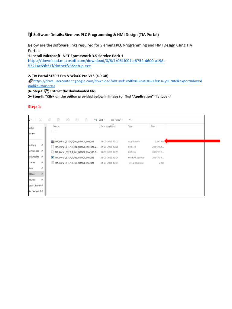 TIA Portal V15 Installation Guide | PDF