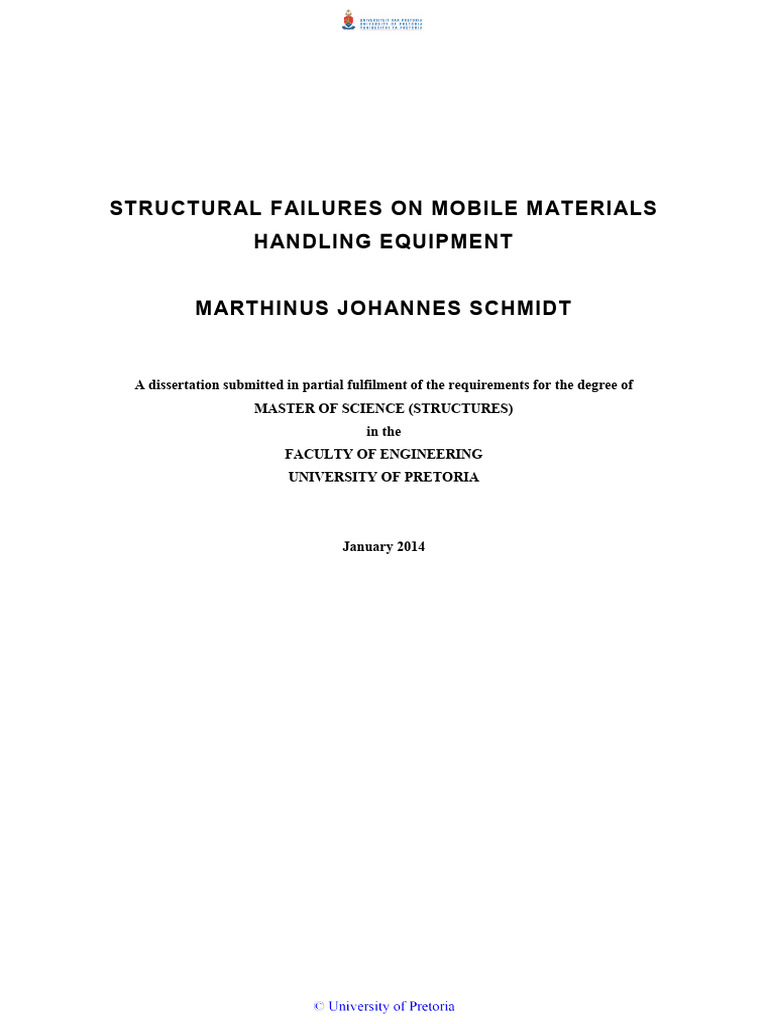 Mobile Equipment Structural Failures | PDF | Strength Of Materials ...