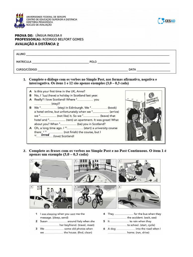 Simple Past and Sherlock Holmes Exercises | PDF