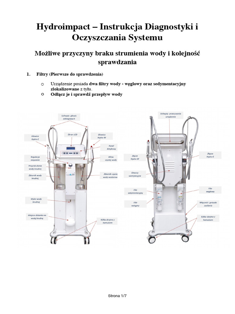 Hydroimpact - Instrukcja | PDF